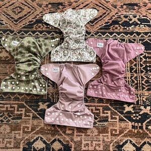 Nora’s Nursery Pocket Diapers with Bamboo Inserts - Artsy Artichoke
